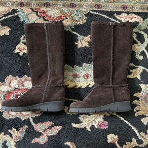 Aerosoles brown suede tall boots